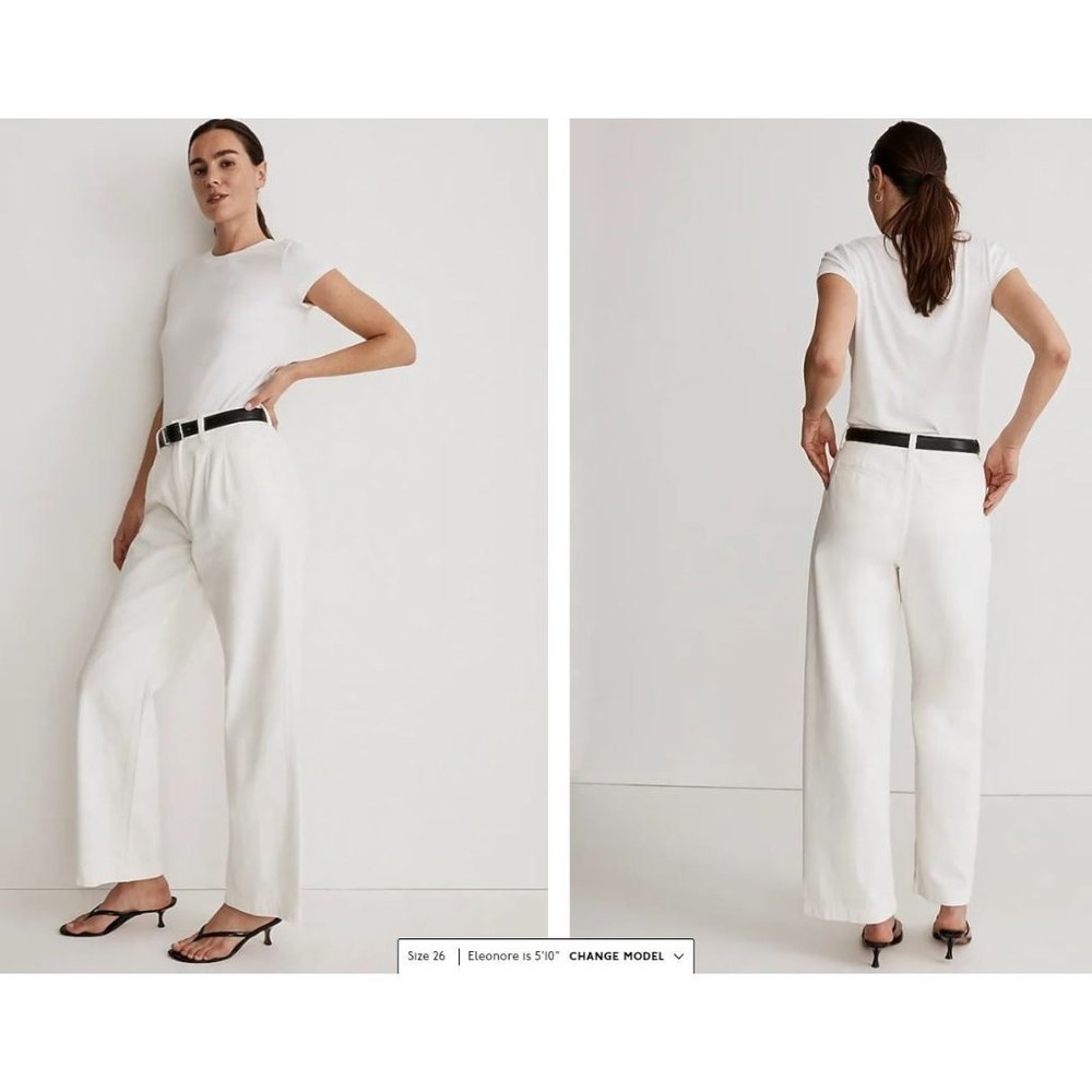 Madewell: The Harlow Wide-Leg Jean (Size 28) NWT